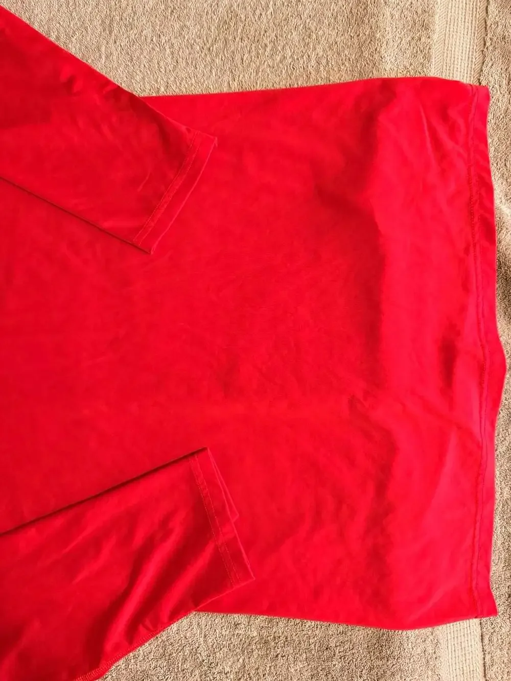 Nike Dri-Fit Pro Slim Fit Size M Red Long Sleeve Athletic Shirt
